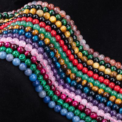 8 মিমি উচ্চ মানের স্বচ্ছ বেগুনি গ্যালাক্সি Agate রত্ন পাথর মণির নিরাময় ক্রিস্টাল পাথর মণির জন্য গয়না তৈরি