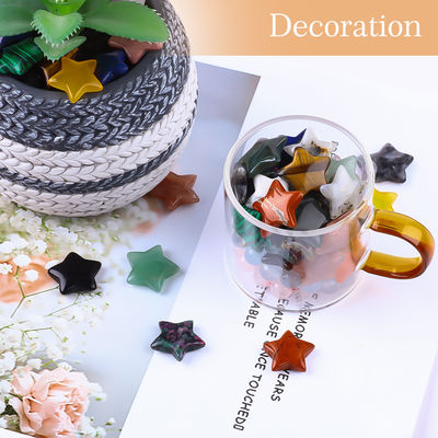 স্টার জেমস্টোন হিলিং ক্রিস্টাল স্টার স্টোন DIY জুয়েলারী জন্য