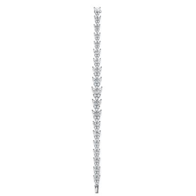 18K সোনার গম কান Moissanite টেনিস ব্রেসলেট জন্য প্রবৃত্তি