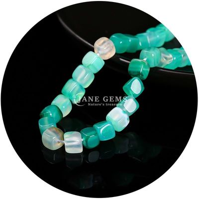 পাইকারি প্রাকৃতিক স্ফটিক রত্নক্ষেত্র Agate মণির Cube Loose তুর্কি মণির আনুষাঙ্গিক জুয়েলারী তৈরির জন্য স্পেসার