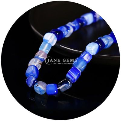 পাইকারি প্রাকৃতিক স্ফটিক রত্নক্ষেত্র Agate মণির Cube Loose তুর্কি মণির আনুষাঙ্গিক জুয়েলারী তৈরির জন্য স্পেসার