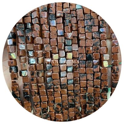 পাইকারি প্রাকৃতিক স্ফটিক রত্নক্ষেত্র Agate মণির Cube Loose তুর্কি মণির আনুষাঙ্গিক জুয়েলারী তৈরির জন্য স্পেসার