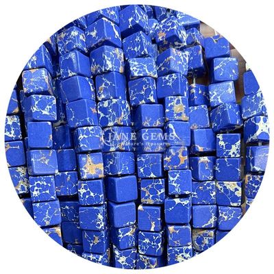 পাইকারি প্রাকৃতিক স্ফটিক রত্নক্ষেত্র Agate মণির Cube Loose তুর্কি মণির আনুষাঙ্গিক জুয়েলারী তৈরির জন্য স্পেসার