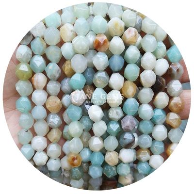 পাইকারি প্রাকৃতিক স্ফটিক রত্ন faceted মণির faceted loose পাথর মণির আনুষাঙ্গিক রম্বাস মণির স্পেসার জুয়েলারী জন্য