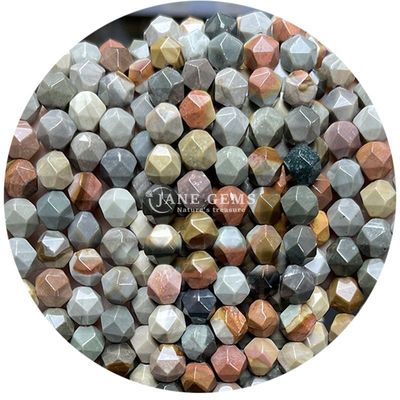 পাইকারি প্রাকৃতিক স্ফটিক রত্ন faceted মণির faceted loose পাথর মণির আনুষাঙ্গিক রম্বাস মণির স্পেসার জুয়েলারী জন্য