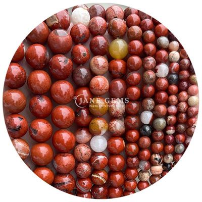 পাইকারি প্রাকৃতিক পাথর জাসপার রাউন্ড লস মণির 8 মিমি ল্যাব্রাডরাইট লস মণির গোলাপী কোয়ার্টজ রাউন্ড মণির জুয়েলারী জন্য স্পেসার