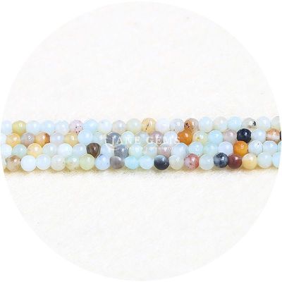 পাইকারি NATURAL GEMSTONE রাউন্ড লস মণির 8MM MULTICOLOR TOURMALINE LOOSE মণির রাউন্ড Agate মণির জুয়েলারী জন্য SPACERS