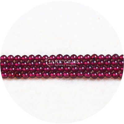 পাইকারি প্রাকৃতিক রত্নশিলা 8mm Rhodolite Loose Beads বৃত্তাকার Multicolor Tourmaline Beads জুয়েলারী জন্য স্পেসার