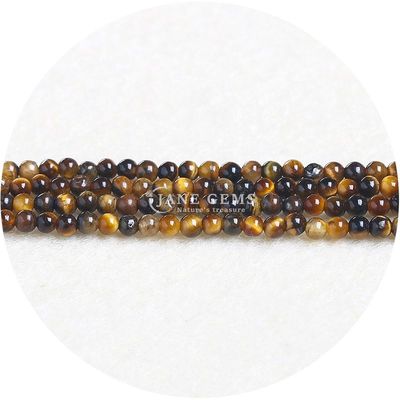 পাইকারি প্রাকৃতিক রত্নশিলা 8mm Rhodolite Loose Beads বৃত্তাকার Multicolor Tourmaline Beads জুয়েলারী জন্য স্পেসার