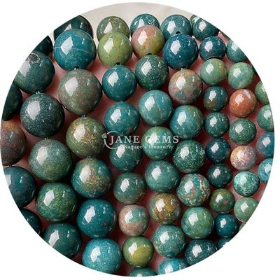 প্রাকৃতিক গোলাকার মসৃণ মিশ্রণ Agate Loose Beads Strand For DIY Jewelry & Crafts Makin