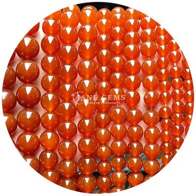 প্রাকৃতিক Agates পাথর মুক্তা মসৃণ বৃত্তাকার আলগা স্পেসার মুক্তা জুয়েলারী জন্য তৈরি DIY কব্জি