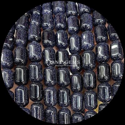 রত্ন পাথর Howlite Opalite প্রাকৃতিক স্ফটিক রত্ন পাথর ব্যারেল আকৃতি অলঙ্কার তৈরির জন্য loose bead strands
