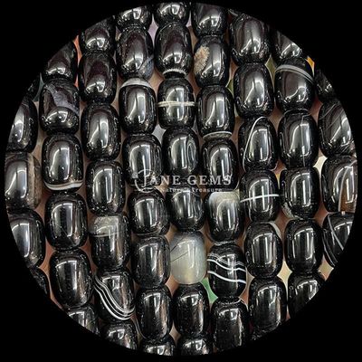 রত্ন পাথর Howlite Opalite প্রাকৃতিক স্ফটিক রত্ন পাথর ব্যারেল আকৃতি অলঙ্কার তৈরির জন্য loose bead strands