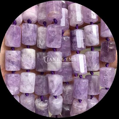 রত্ন পাথর প্রাকৃতিক স্ফটিক Apatite Rhodonite রত্নপাথর মুখোমুখি সিলিন্ডার আকৃতি লস পাথর স্ট্র্যান্ড জুয়েলারী তৈরির জন্য