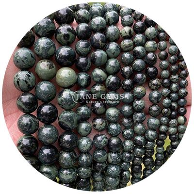 হস্তনির্মিত ক্রিস্টাল জুয়েলারী DIY কারুশিল্প বৃত্তাকার লাল জাসপার মণির জন্য ব্রেসলেট নেকলেস