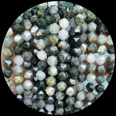 DIY গয়না জন্য faceted মাল্টি রঙিন Howlite মানচিত্র পাথর লস স্ট্র্যান্ড রত্ন পাথর মণির