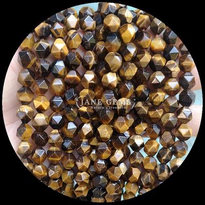 রত্ন পাথর মুক্তা হীরা বিভিন্ন রঙ উজ্জ্বলতা DIY গয়না 6 মিমি 8 মিমি 10 মিমি ট্যুরমালিন ব্লু টাইগারস আই লস স্ট্র্যান্ডস