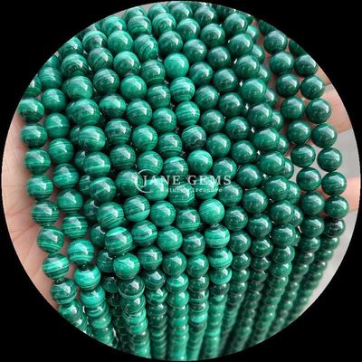 গয়না তৈরির জন্য পোলিশ গোলাকার রত্ন DIY মুক্তা লাপিস লাজুলি মালাচাইট ট্যুরমালিন লস স্ট্র্যান্ডস