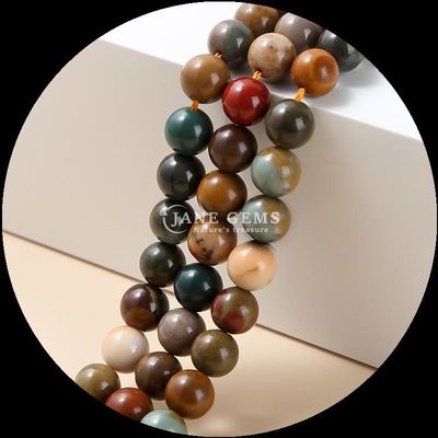 মাল্টি-রঙিন Agate AlaShan চেরি Agate আপনার জুয়েলারী ব্যবসার জন্য নিখুঁত প্রাকৃতিক রত্ন মণির
