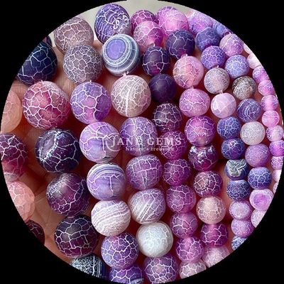 প্রাকৃতিক বিভিন্ন রত্ন মণির DIY বেগুনি এবং হলুদ Agate মণির সঙ্গে গয়না তৈরি