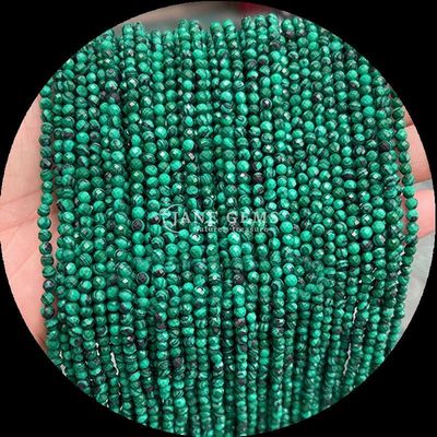 DIY গয়না তৈরি করা রত্ন বিভিন্ন ধরণের Apatite Malachite মিনি ফ্যাসেটেড লস মণির স্ট্র্যান্ডস নিরাময় ক্রিস্টাল স্টোন